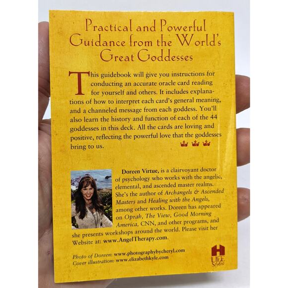 Goddess Guidance Oracle Tarot Card Deck and Book Set - Doreen Virtue Very Clean - Picture 7 of 8
